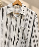 شومیز نگین دار کرپ نخ ALB-092-098